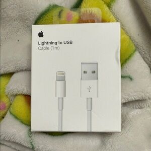 New Apple Lightning to USB Connector - White